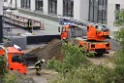 Fassadenfeuer Baustelle Koeln Kalk Dillenburgerstr P39